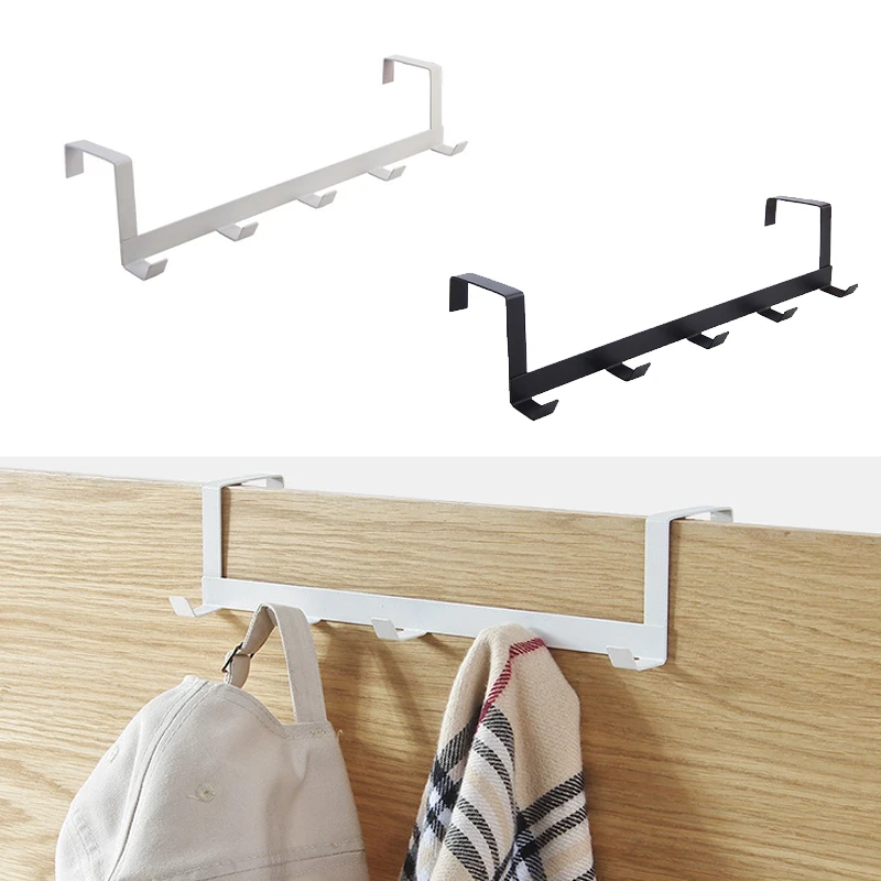 Tiny Home Bathroom Kit - Крючки на дверь, 5 крючков, подвесная