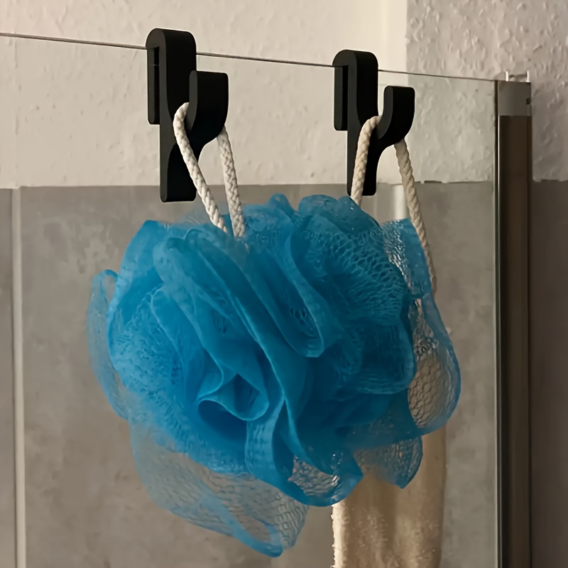 Home Essentials Bathroom Rack - Набор из 2 белых/2 черных крючков