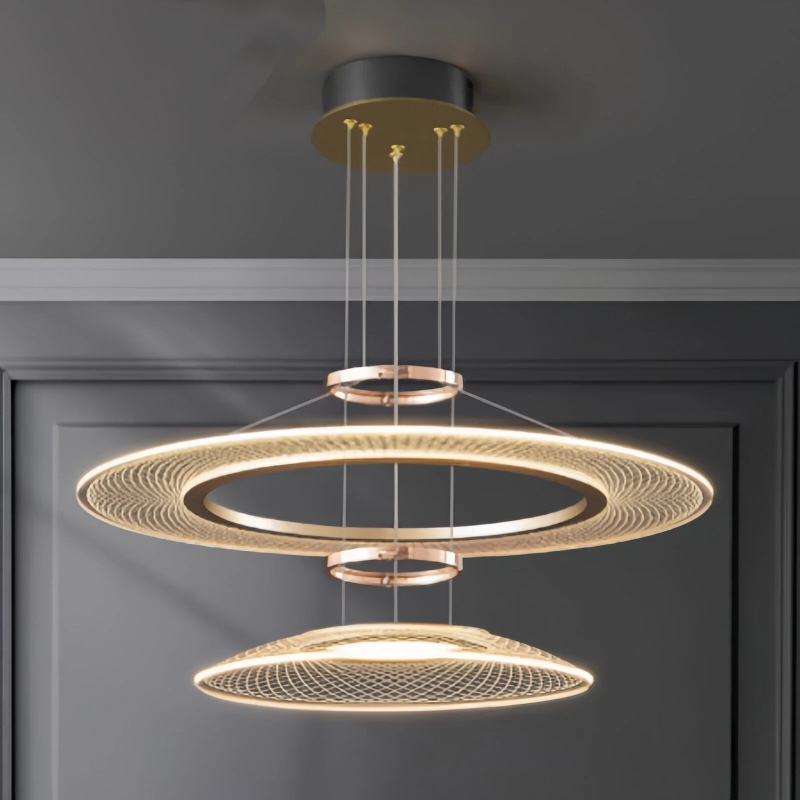 Home Bathroom Lighting Design - Современная минималистичная роскошная светодиодная люстра в
