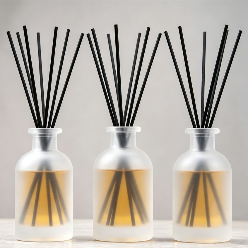 Home Bathroom Freshener - 50 шт. черных фибровых палочек для