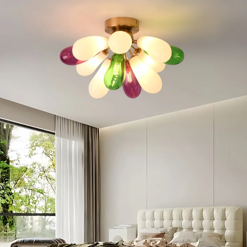 Современная люстра из цветного – обзор и цена Home Bathroom Lighting Design