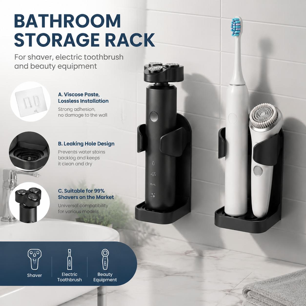 Самоклеящийся водонепроницаемы – обзор и цена Home Essentials Bathroom Rack