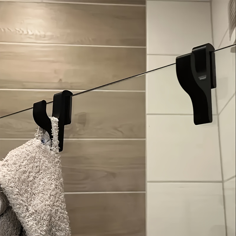 Набор из 2 белых/2 черных крюч – обзор и цена Home Essentials Bathroom Rack